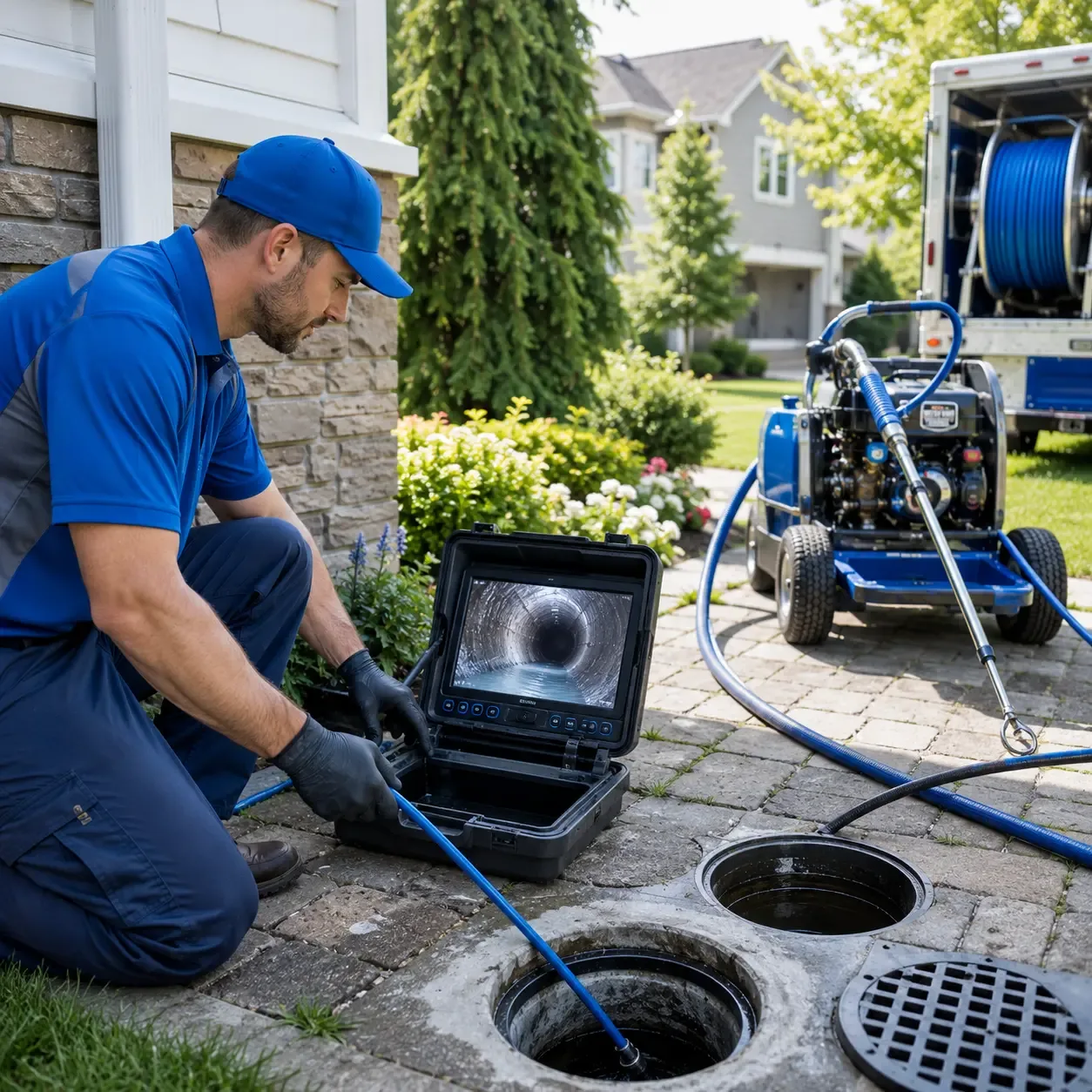 Outdoor drain cleaning professionals serving Ellendale, ND